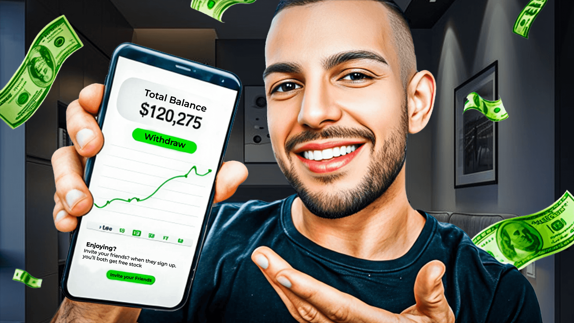 finance custom thumbnail design example — ThumbnailMate portfolio
