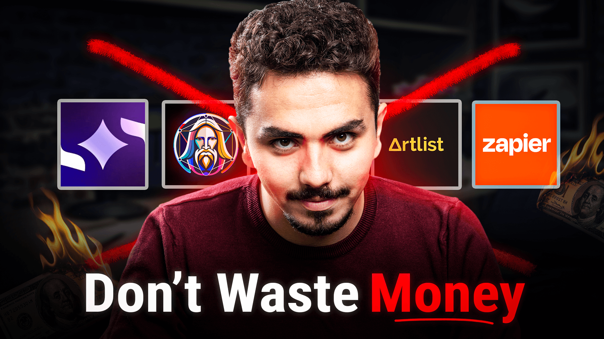 tech custom thumbnail design example — ThumbnailMate portfolio